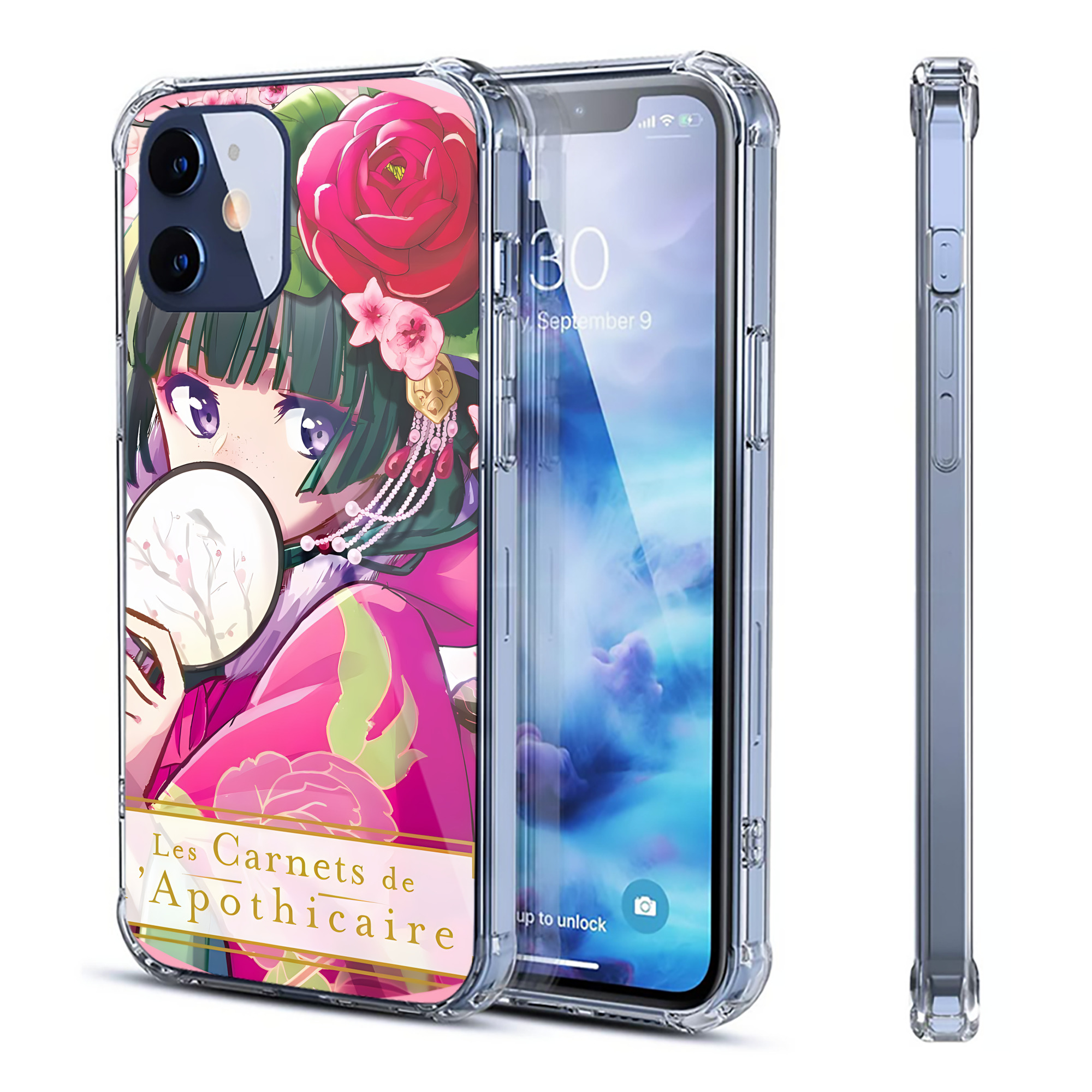 （画像用） 薬屋のひとりごと The Apothecary Diaries 【iPhone 12シリーズ対応】透明スマホケース（クリアソフトケース）